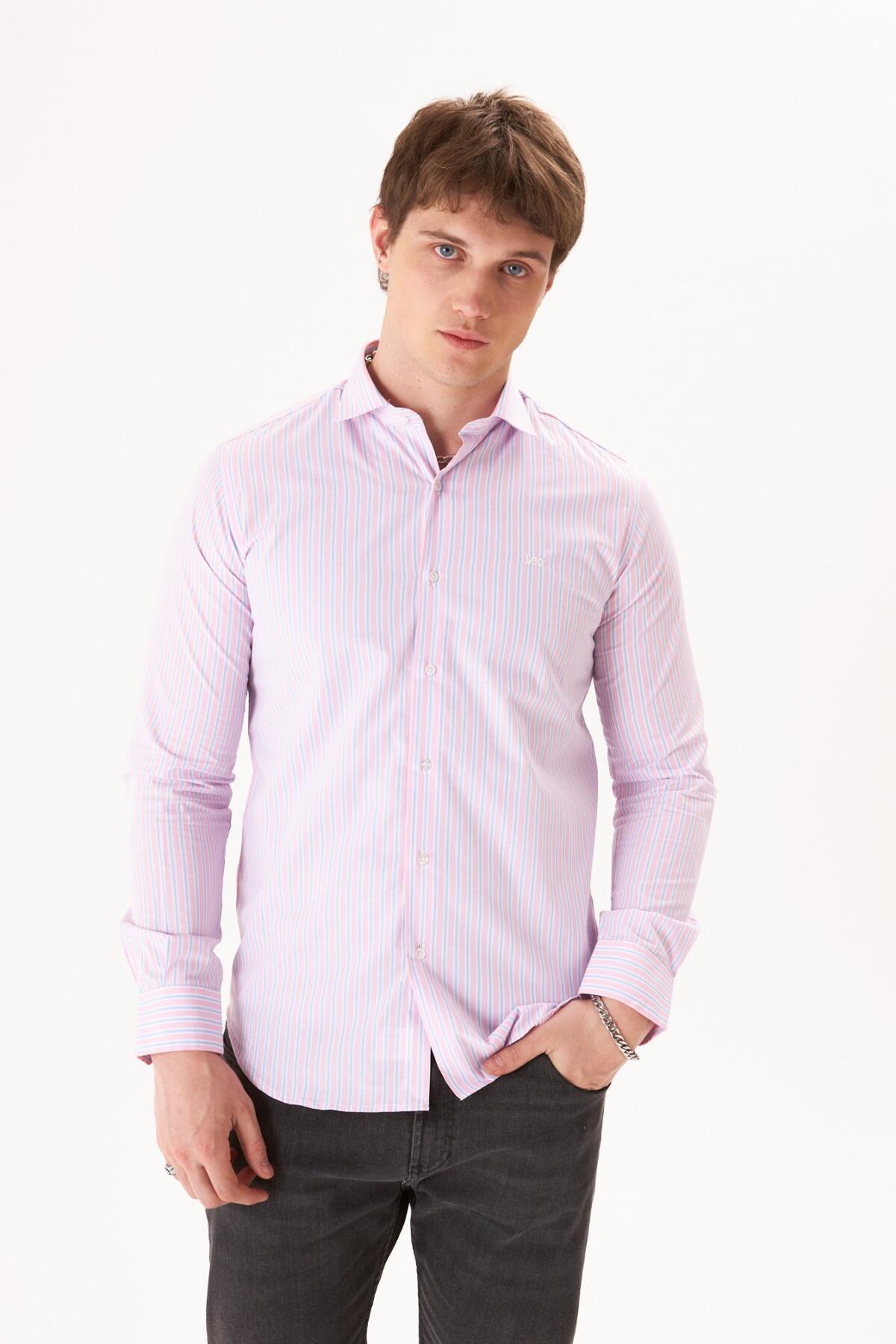 Camisa LS Slim Lines